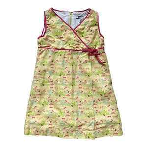 Hartstrings | Faux Wrap Sleeveless Dress (4T) 💛🌺